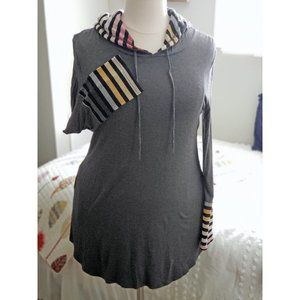 Vision USA | Stripe Contrast Hoodie